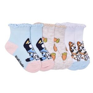 *NWT* Bluey Easter Toddler Ankle Socks 3-Pack Size 12-24 Months